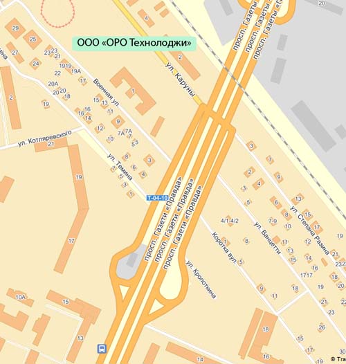 месторасположение офиса